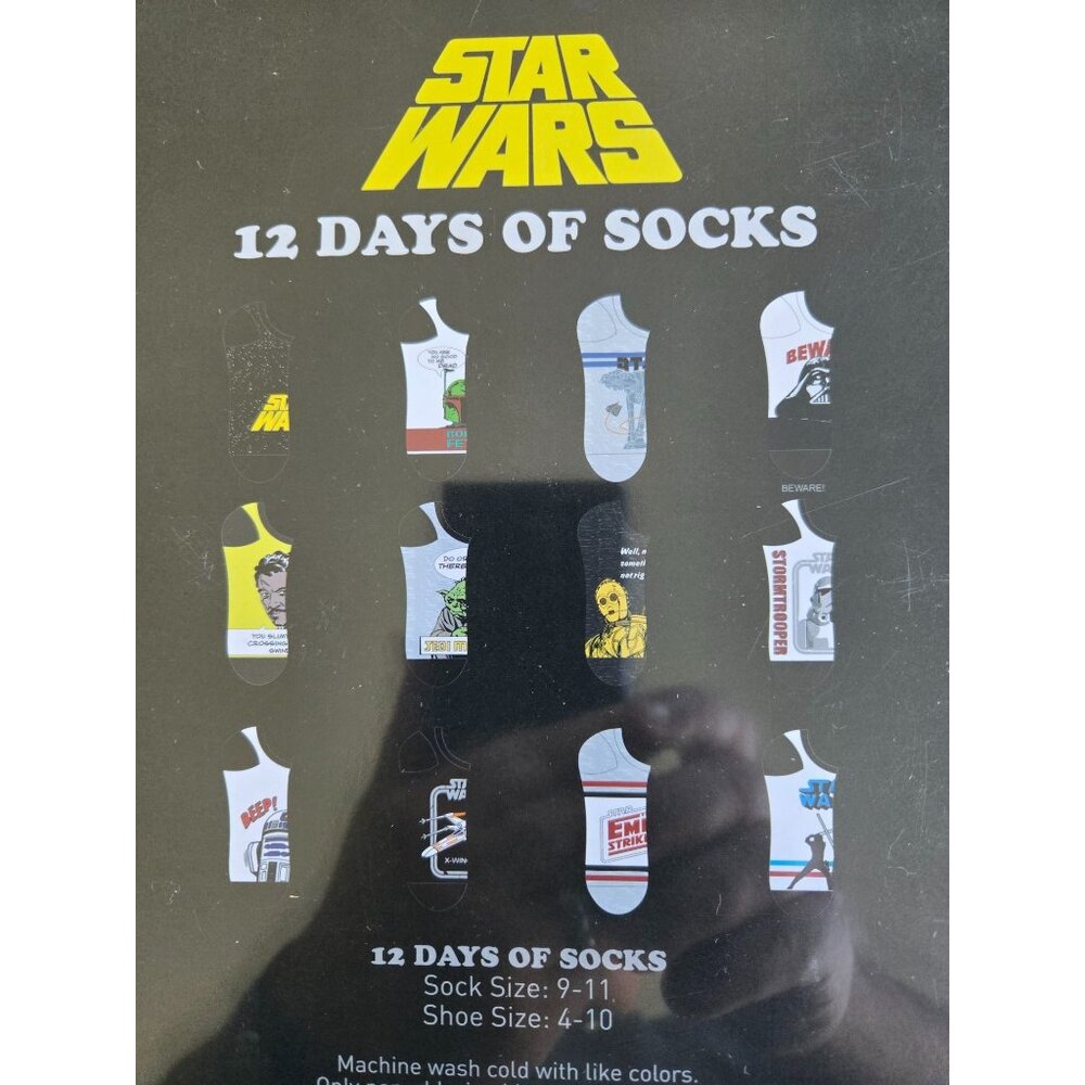 Star Wars 12 Days of‎ Socks: Low Cut Size 9 - 11 - Picture 4 of 5